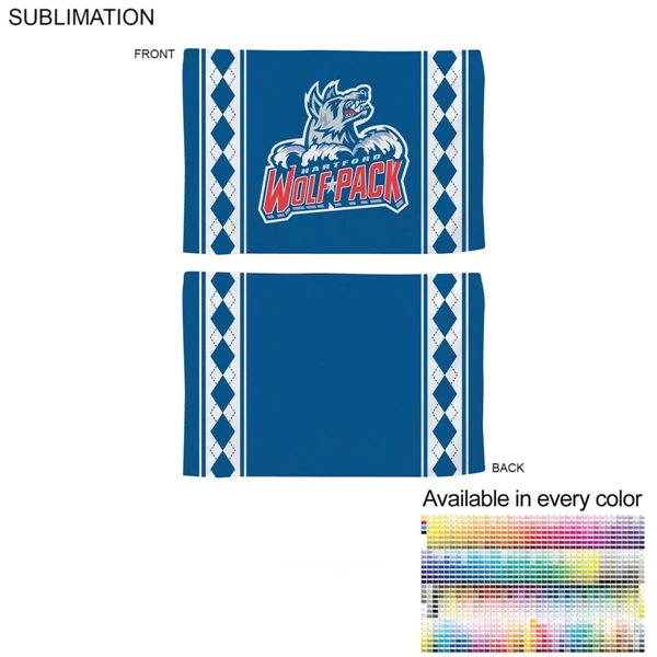 Colored Sublimated Rally, Skate Towels with Jersey stripes, 12x18, Sublimated Edge... from ASI 53509 FIEL-Fairdeal Import & Export / FIEL