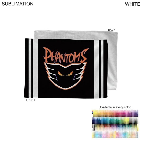 Colored Sublimated Rally, Skate Towel with Jersey stripes, 12x18, Sublimated Edge... from ASI 53509 FIEL-Fairdeal Import & Export / FIEL
