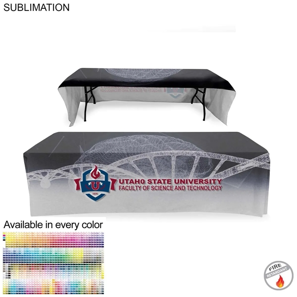 Faculty Table Cloth for 8' table, Drape style, 3 sided, Open... from ASI 53509 FIEL-Fairdeal Import & Export / FIEL
