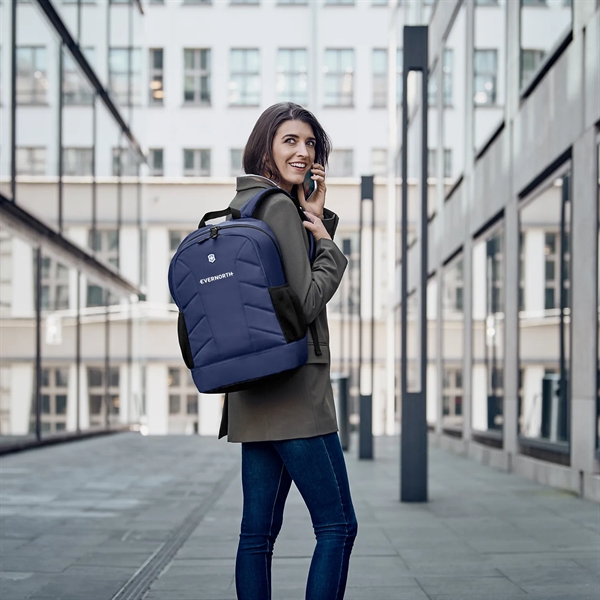 Victorinox Laptop Backpack features a padded 16" laptop compartment, adjustable should... from ASI 46170 Compass Industries Inc