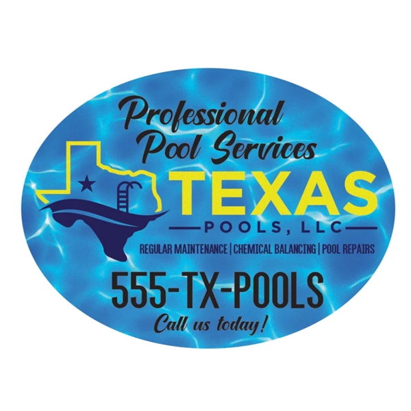 30 mil Car Magnet, 18" x 24". Full Color Digital Imprint... from ASI 77280 Pepco Poms