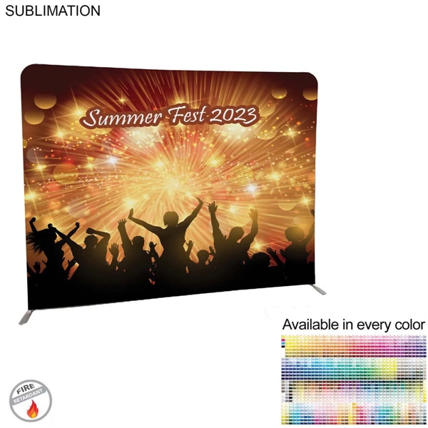 Event 8'W x 8'H EuroFit Straight Wall Display Kit, with Full... from ASI 53509 FIEL-Fairdeal Import & Export / FIEL