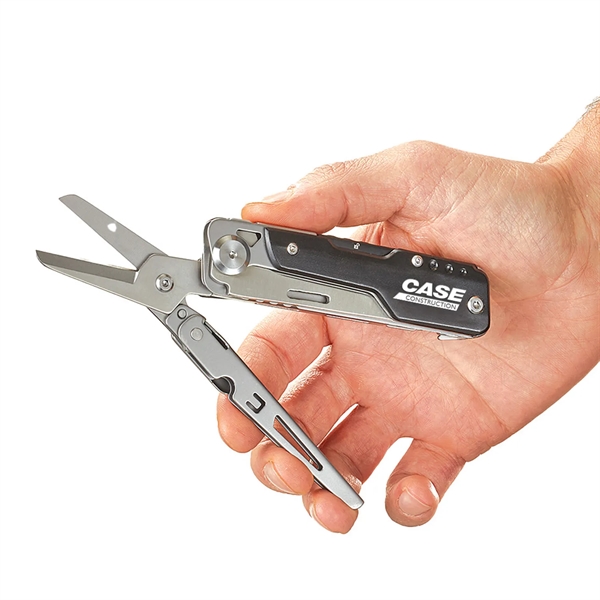 A 2 in 1 scissor knife multi-tool. Also has emergency glass... from ASI 46170 Compass Industries Inc