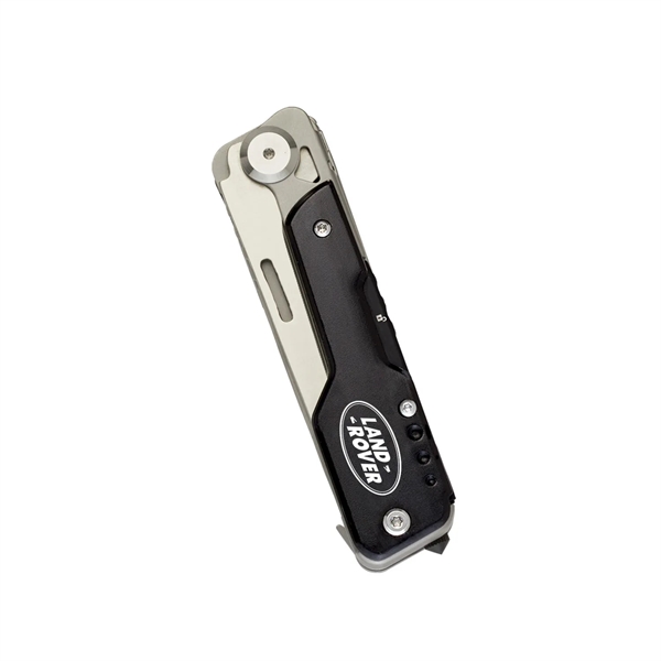 A 2 in 1 scissor knife multi-tool. Also has emergency glass... from ASI 46170 Compass Industries Inc