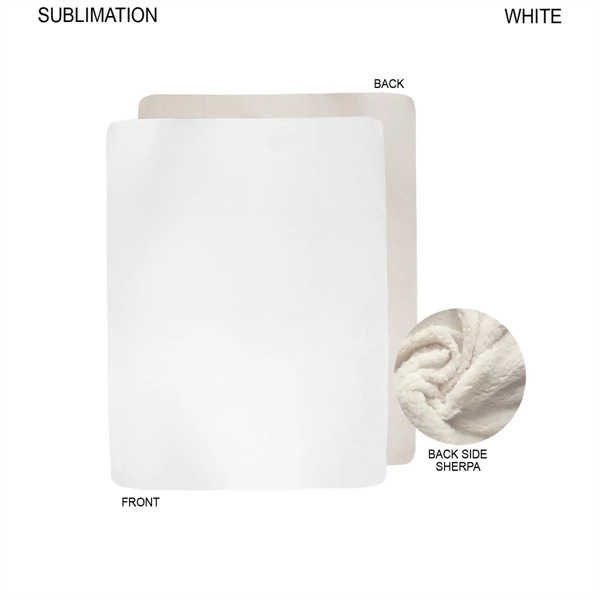 Stock Plaid Design Plush Sherpa Lined Micro Mink Throw, 60"x80", Sublimated... from ASI 53509 FIEL-Fairdeal Import & Export / FIEL