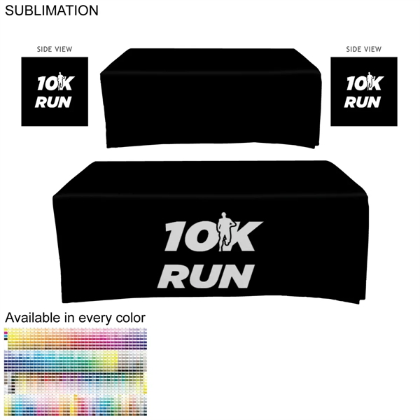 Outdoor Use Sublimated Box style Fitted tablecloth for a 6' Table,... from ASI 53509 FIEL-Fairdeal Import & Export / FIEL