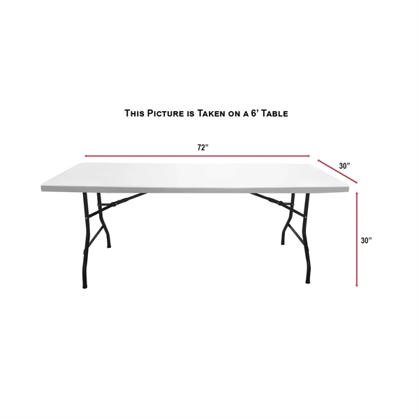 Outdoor Use Sublimated Box style Fitted tablecloth for a 6' Table,... from ASI 53509 FIEL-Fairdeal Import & Export / FIEL