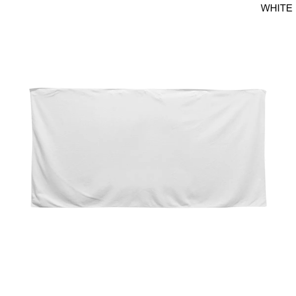 Oversized Golf Towel in Plush, Soft Velour Terry, 30x60, with Black... from ASI 53509 FIEL-Fairdeal Import & Export / FIEL