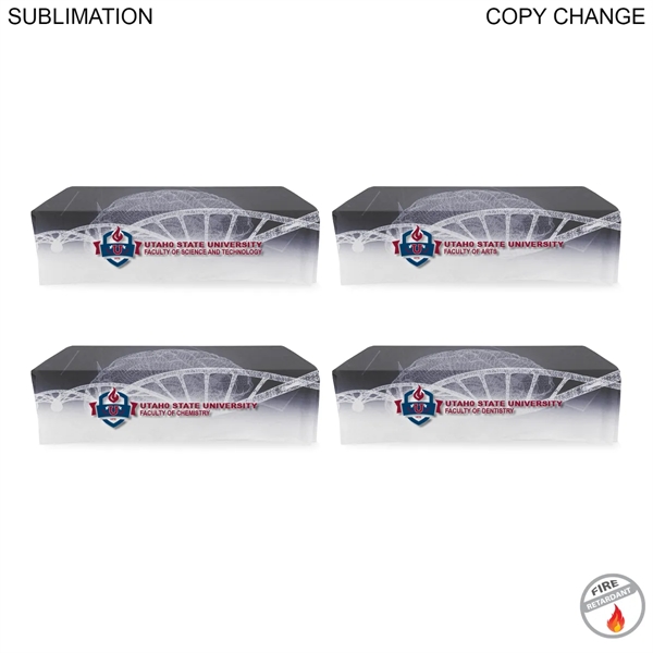 Faculty Table Cloth for 8' table, Drape style, 3 sided, Open... from ASI 53509 FIEL-Fairdeal Import & Export / FIEL