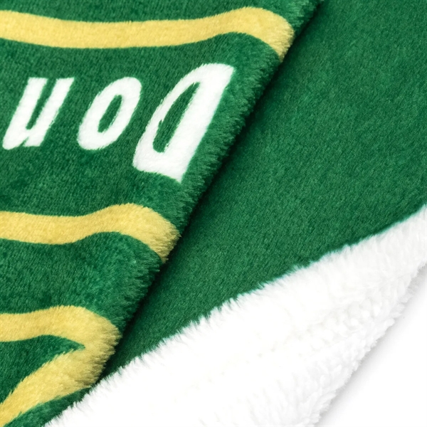 Stock Plaid Design Plush and Cozy Mink flannel Fleece blanket, 50"x60",... from ASI 53509 FIEL-Fairdeal Import & Export / FIEL