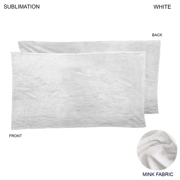 Stock Plaid Design Plush and Cozy Mink flannel Fleece blanket, 30"x60",... from ASI 53509 FIEL-Fairdeal Import & Export / FIEL