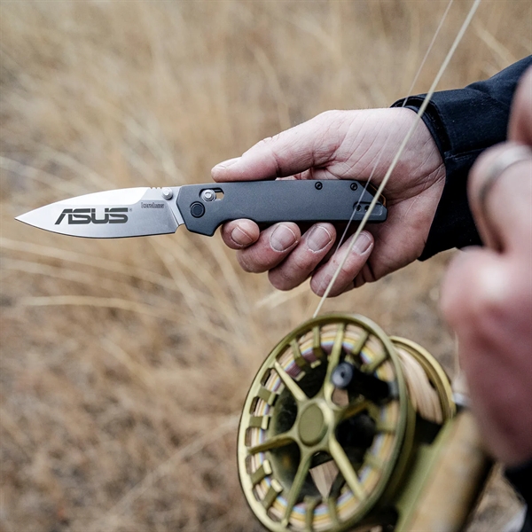 Kershaw everyday carry pocket knife. 4.4"L handle. 3.4"L Spear point stainless-steel... from ASI 46170 Compass Industries Inc