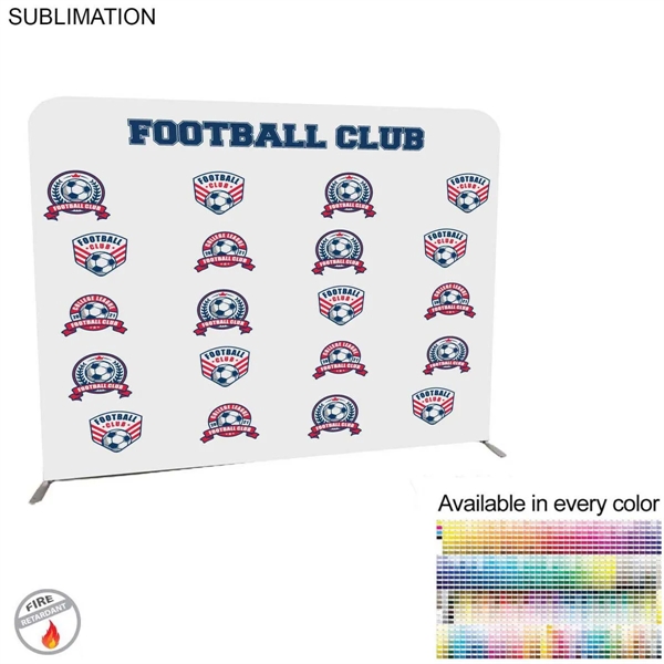 Sports Teams 8'W x 8'H EuroFit Straight Wall Display Kit, with... from ASI 53509 FIEL-Fairdeal Import & Export / FIEL
