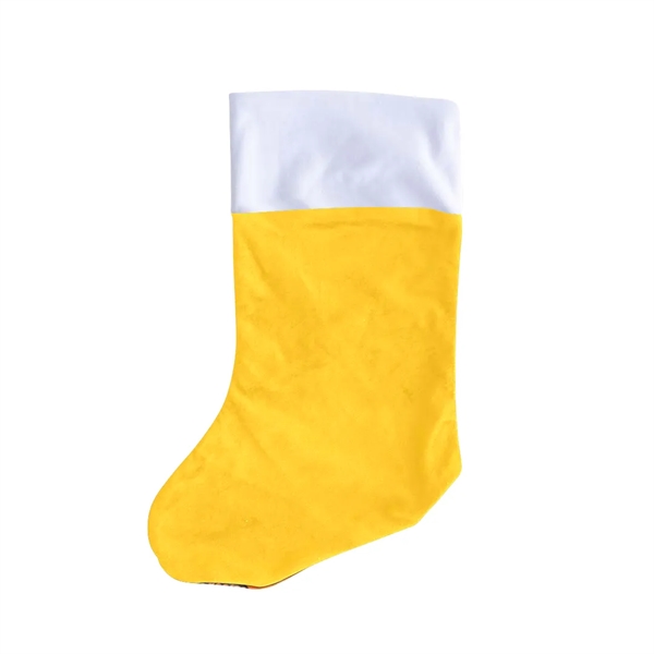 Christmas stocking sublimated on both sides with a white cuff.... from ASI 30250 AZX Sport USA