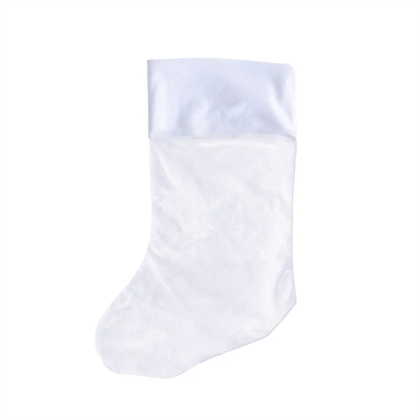 Christmas stocking sublimated on both sides with a white cuff.... from ASI 30250 AZX Sport USA