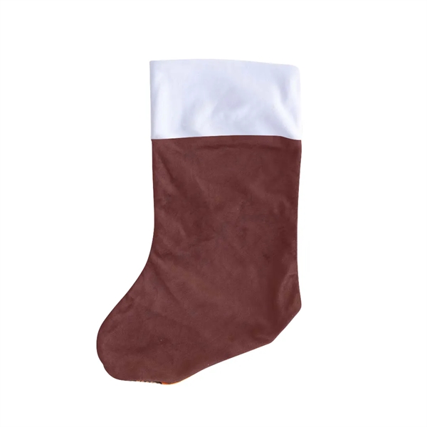 Christmas stocking sublimated on both sides with a white cuff.... from ASI 30250 AZX Sport USA