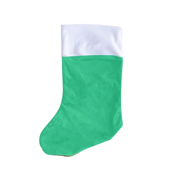 Christmas stocking sublimated on both sides with a white cuff.... from ASI 30250 AZX Sport USA