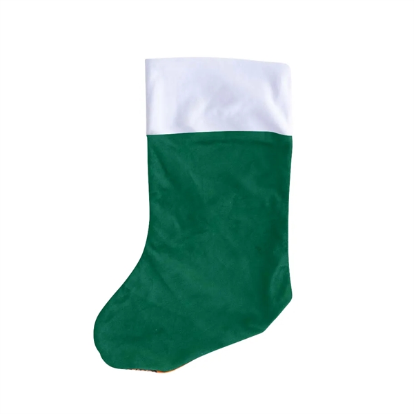 Christmas stocking sublimated on both sides with a white cuff.... from ASI 30250 AZX Sport USA