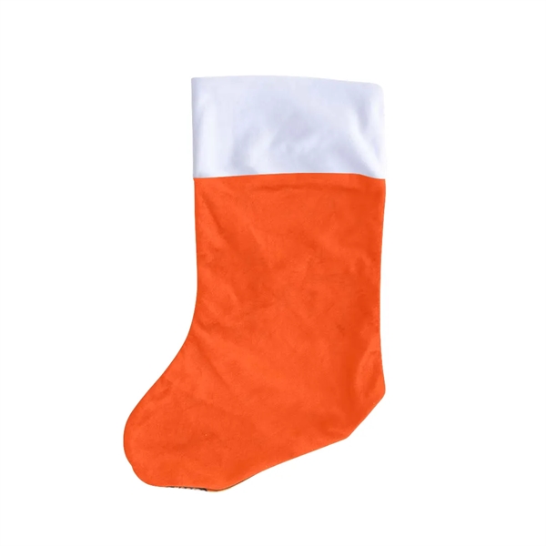 Christmas stocking sublimated on both sides with a white cuff.... from ASI 30250 AZX Sport USA