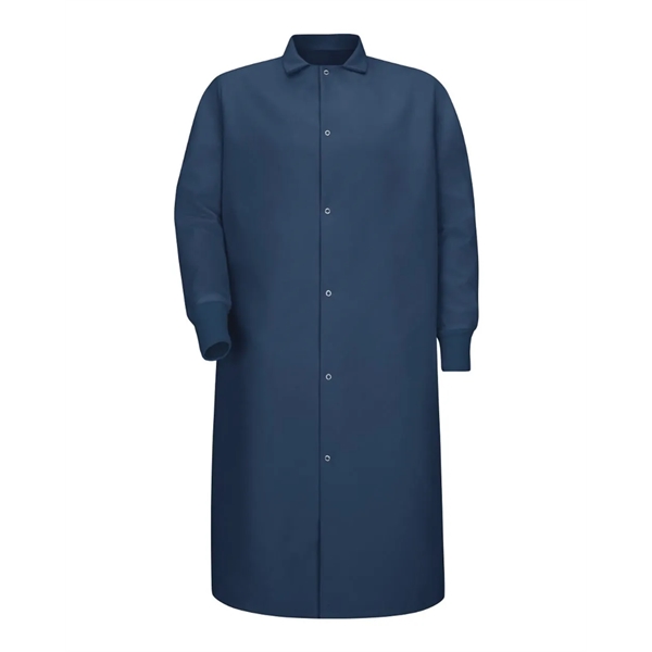 Red Kap Gripper-Front Pocket-Less Butcher Coat With Knit ...... from ASI 84358 S&S Activewear