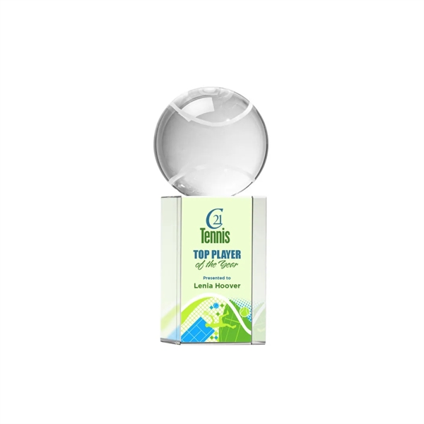 Our Tennis Ball VividPrint™ Award is a striking tribute to the... from ASI 84592 St Regis Group / St Regis