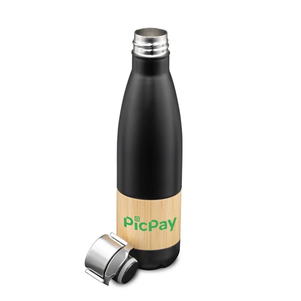 The 16oz Cersei Vacuum Lid w/ Bamboo features a sleek bamboo... from ASI 84592 St Regis Group