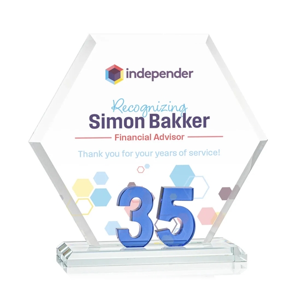 Mark a milestone in your organization with our Starfire Crystal Riviera... from ASI 84592 St Regis Group / St Regis