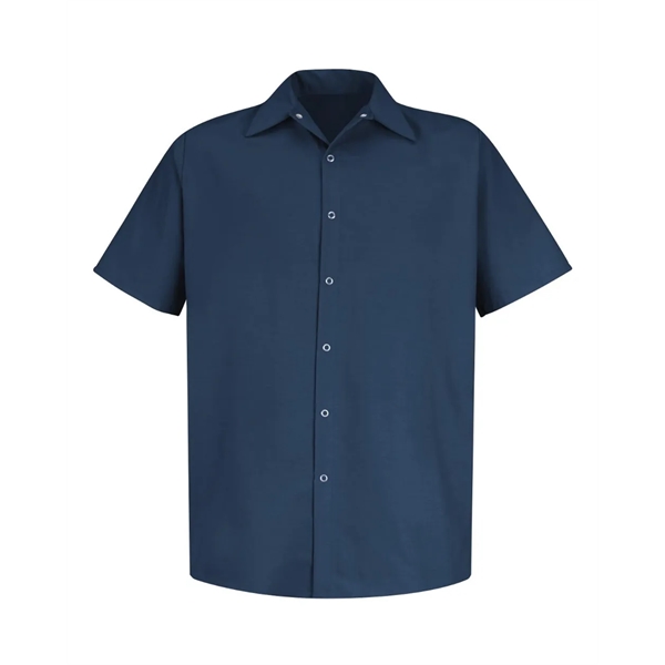 Short sleeve work shirt made of 65/35 polyester/cotton TouchTex™ II fabric.... from ASI 84358 S&S Activewear