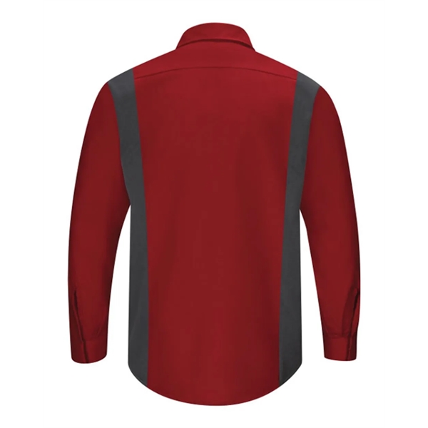 Men's Performance Plus Long Sleeve Shop Shirt with Oilblo...... from ASI 84358 S&S Activewear