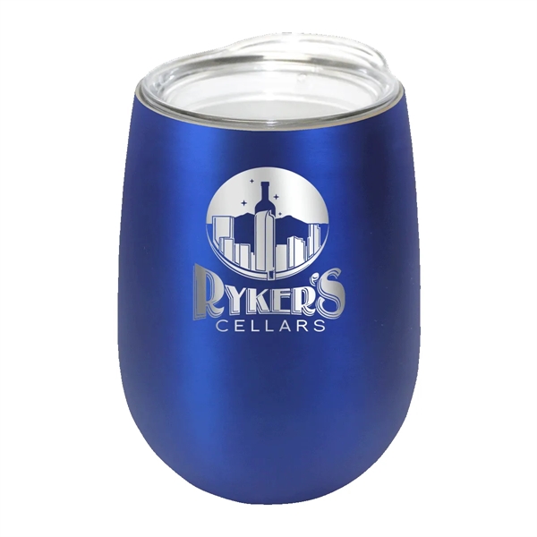 Halcyon® 12 oz. Stainless Steel Wine Glass with Acrylic Lid... from ASI 30270 Aakron Line