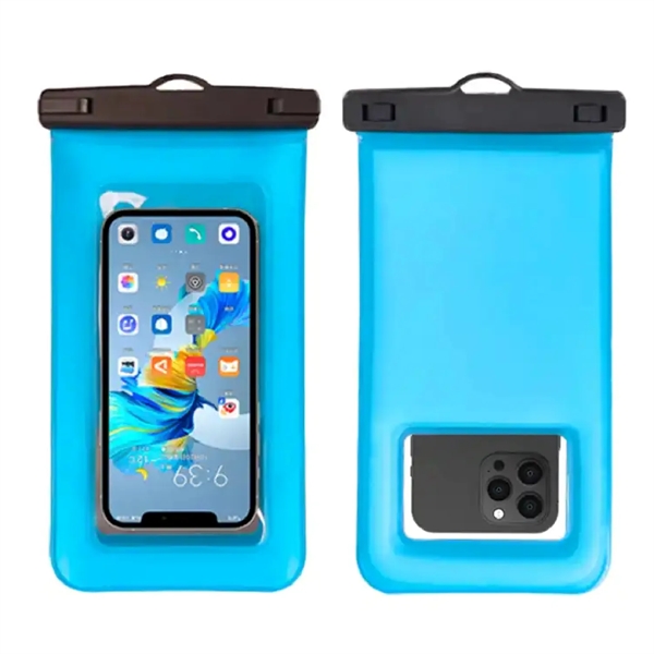 IPX8 Waterproof floating phone pouch with lanyard plus 1C1P silkscreen imprint... from ASI 37218 Athena Promo (tm)