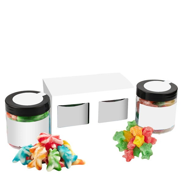 Candy jar set with gummy fish and sour candy... from ASI 71685 Midnite Snax®