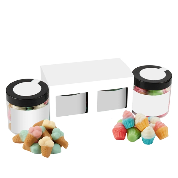 Candy jar set with gummy candies... from ASI 71685 Midnite Snax®