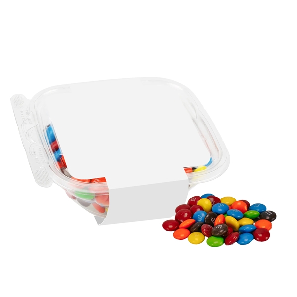 Candy container full of M&M's®... from ASI 71685 Midnite Snax®