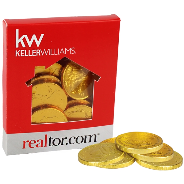 Box of gold chocolate coins... from ASI 71685 Midnite Snax®