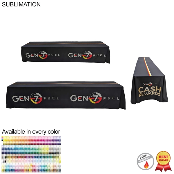 Sublimated Table Cloth for 12' table (or 2 x 6' tables... from ASI 53509 FIEL-Fairdeal Import & Export / FIEL