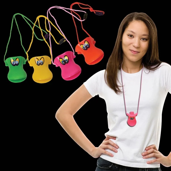 Duck quacker noisemakers offered in assorted colors... from ASI 42016 Brighter Promotions Inc / Chemical Light™