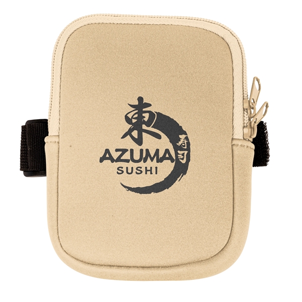 Water bottle pouch made from neoprene with a durable zipper and... from ASI 90807 Tekweld