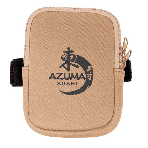 Water bottle pouch made from neoprene with a durable zipper and... from ASI 90807 Tekweld