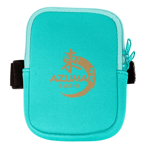 Water bottle pouch made from neoprene with a durable zipper and... from ASI 90807 Tekweld