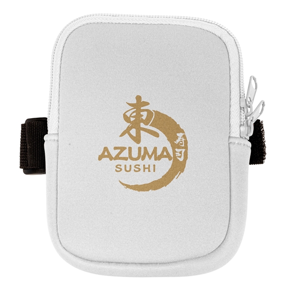 Water bottle pouch made from neoprene with a durable zipper and... from ASI 90807 Tekweld