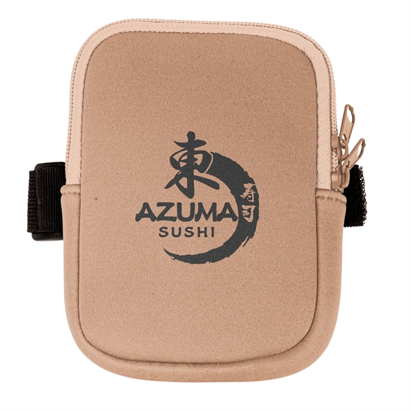 Water bottle pouch made from neoprene with a durable zipper and... from ASI 90807 Tekweld