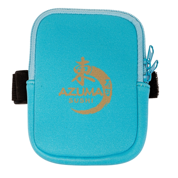Water bottle pouch made from neoprene with a durable zipper and... from ASI 90807 Tekweld