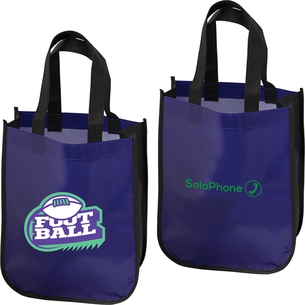 Handy mini-sized 75 GSM non-woven tote bag is perfect for a... from ASI 61966 HPG / Beacon Promotions