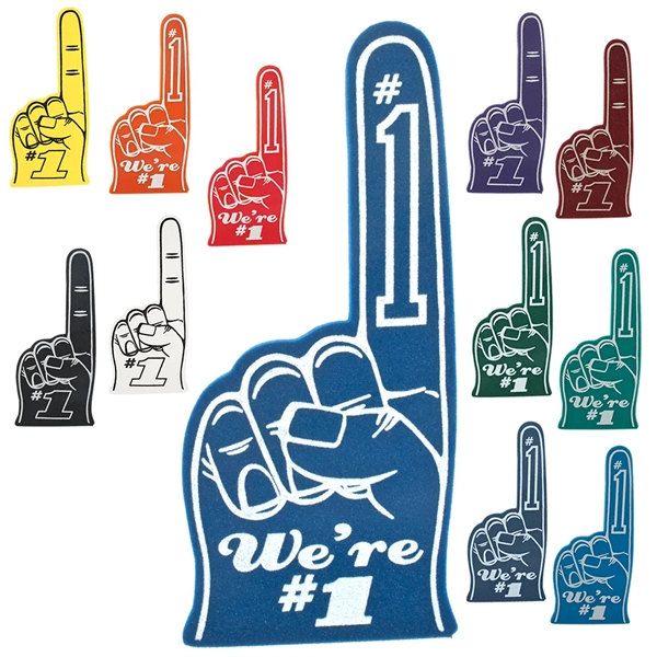Classic 18" Number One foam finger.... from ASI 77280 Pepco Poms / Pepco Poms