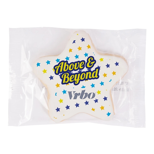 Shine bright with our full-color printed star cookies, where your company's... from ASI 44900 NC Custom (CI/Lanco) / Chocolate Inn