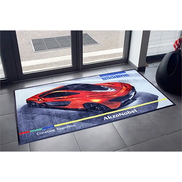 Customized 28 oz. nylon floor mat, available in custom or standard... from ASI 35750 PromoMatting by Americo