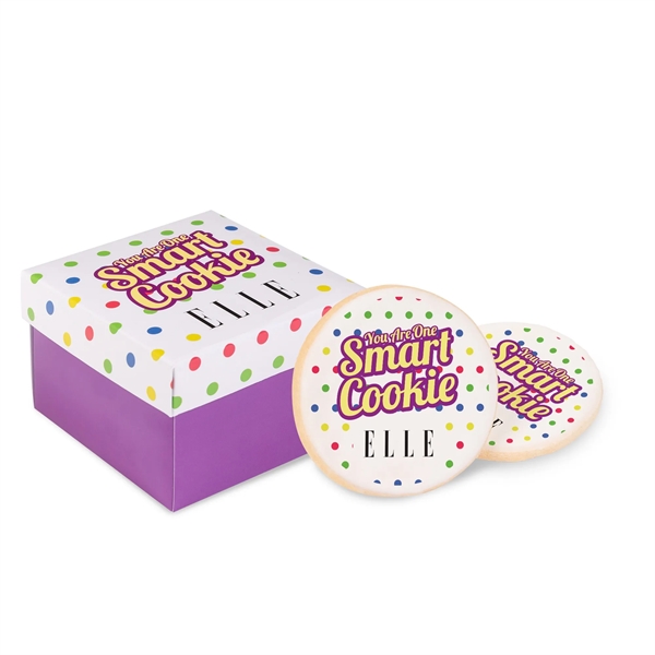 Full Color Custom Printed Cookies, now available in a delightful pack... from ASI 44900 NC Custom (CI/Lanco) / Chocolate Inn