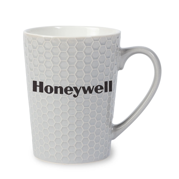 16oz. terra cotta tapered mug with honeycomb pattern, resembles a golf... from ASI 44900 NC Custom (CI/Lanco) / Lanco