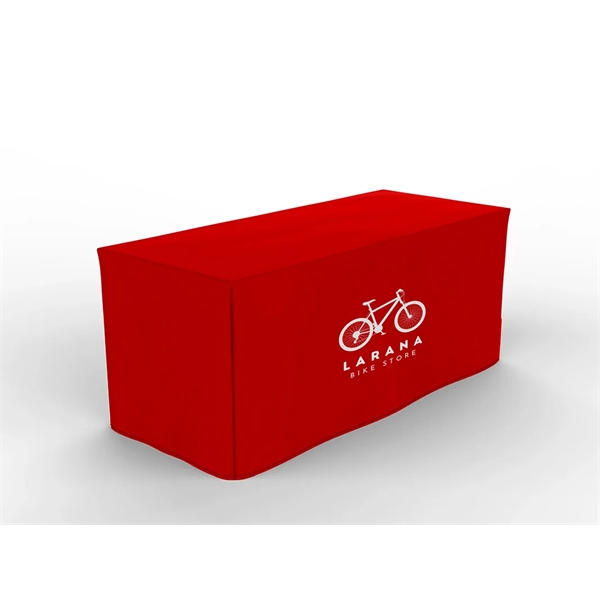 6' fitted polyester poplin table cover with clear zippered storage bag.... from ASI 36558 Aprons, Etc.